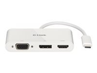 D-LINK USB-C 3-en-1 Adapter