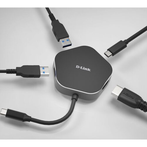 D-LINK USB-C 4-in-1 HDMI charging