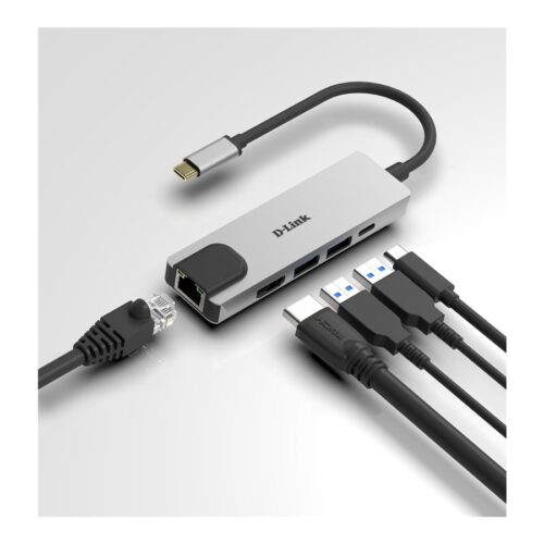 D-LINK USB-C 5-en-1 HDMI charging