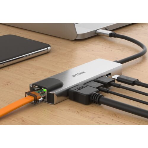 D-LINK USB-C 5-en-1 HDMI charging