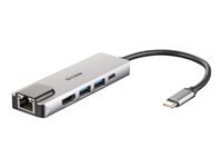 D-LINK USB-C 5-en-1 HDMI charging