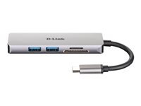 D-LINK USB-C 5-in-1 HDMI SD /microSD card reader