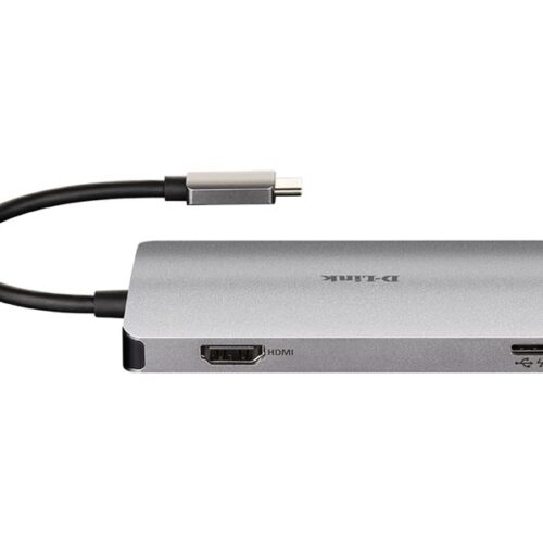 D-LINK USB-C 6-en-1 HDMI SD /microSD card reader and charging