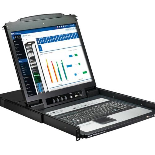 EATON 16Port KVM with 19p LCD Console w 8 cables French version
