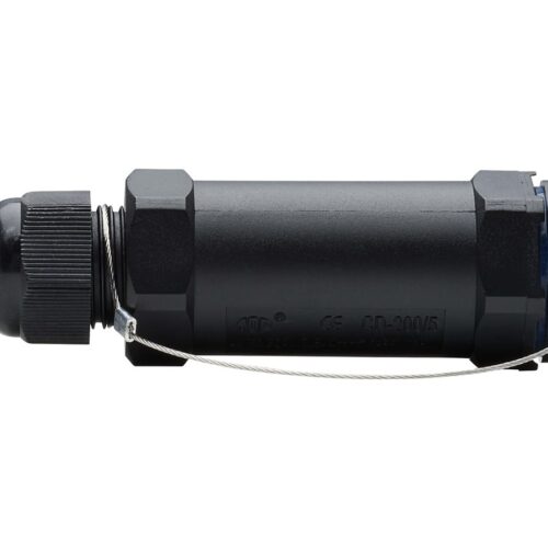 EATON High-Speed Armored HDMI Fiber Active Optical Cable AOC with Hooded Connectors 4K 60Hz HDR IP68 M/M Black 50m