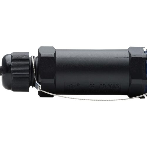EATON High-Speed Armored HDMI Fiber Active Optical Cable AOC with Hooded Connectors and Reel 4K 60Hz HDR IP68 M/M Black 70m