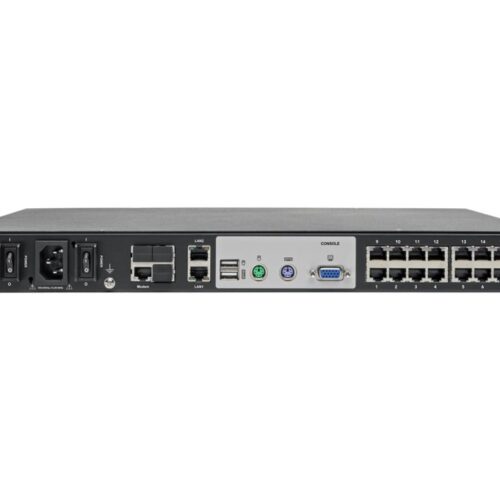 EATON NetDirector 16port Cat5 KVM over IP Switch Virtual Media 1 Remote + 1 Local User 1U Rack-Mount TAA
