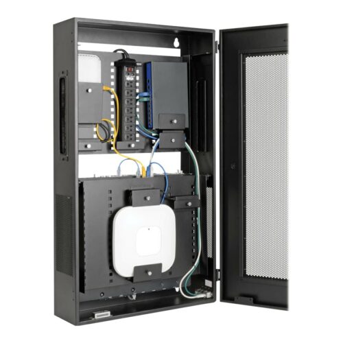 EATON SmartRack 3U 19inch Indoor Modular Vertical Wall Box and 4x RJ45 Terminal Block