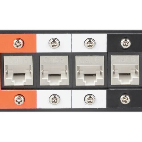 EATON SmartRack 3U 19inch Indoor Modular Vertical Wall Box and 4x RJ45 Terminal Block