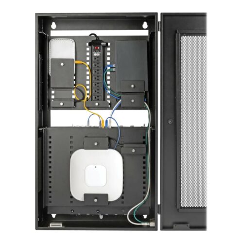 EATON SmartRack 3U 19inch Indoor Modular Vertical Wall Box and 4x RJ45 Terminal Block