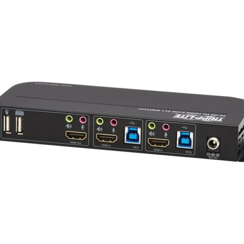 EATON TRIPPLITE 2-Port HDMI/USB KVM Switch 4K 60Hz HDR HDCP 2.2 IR USB Sharing USB 3.0 Cables