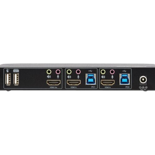 EATON TRIPPLITE 2-Port HDMI/USB KVM Switch 4K 60Hz HDR HDCP 2.2 IR USB Sharing USB 3.0 Cables