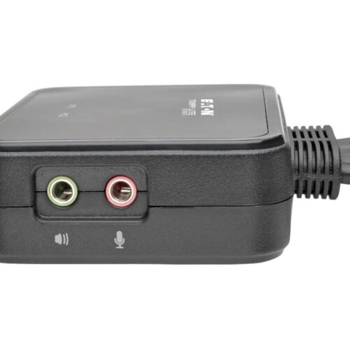 EATON TRIPPLITE 2-Port USB/HD Cable KVM Switch with Audio/Video Cables and USB Peripheral Sharing