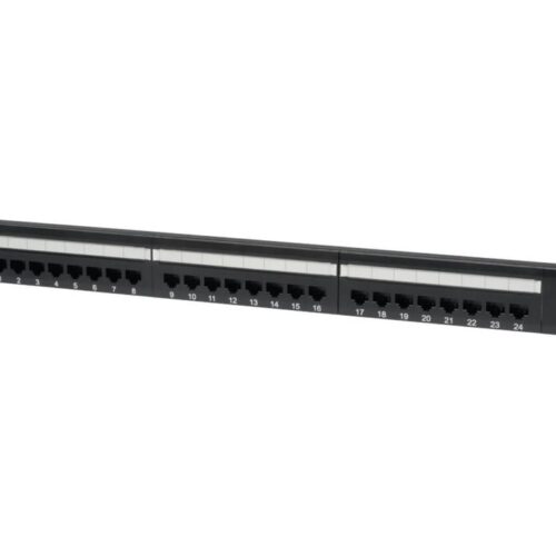 EATON TRIPPLITE 24-Port 1U Rack-Mount Cat6/Cat5 110 Patch Panel 568B RJ45 Ethernet TAA