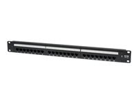 EATON TRIPPLITE 24-Port 1U Rack-Mount Cat6/Cat5 110 Patch Panel 568B RJ45 Ethernet TAA