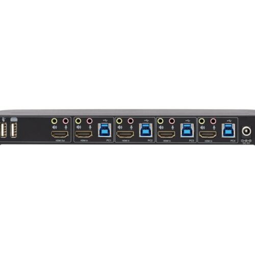 EATON TRIPPLITE 4-Port HDMI/USB KVM Switch 4K 60Hz HDR HDCP 2.2 IR USB Sharing