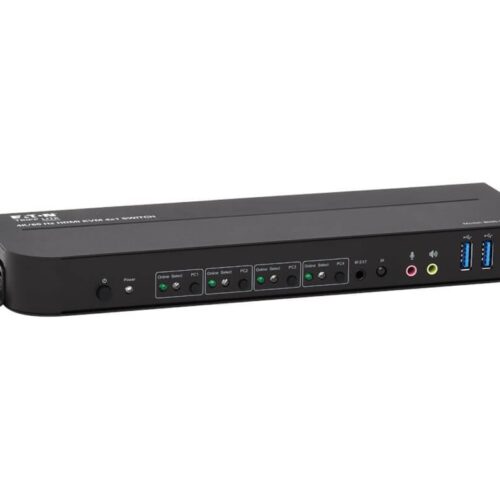 EATON TRIPPLITE 4-Port HDMI/USB KVM Switch 4K 60Hz HDR HDCP 2.2 IR USB Sharing