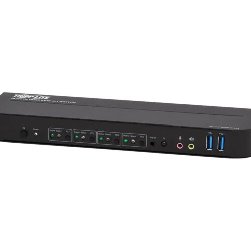 EATON TRIPPLITE 4-Port HDMI/USB KVM Switch 4K 60Hz HDR HDCP 2.2 IR USB Sharing