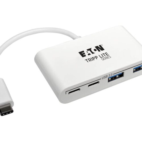 EATON TRIPPLITE 4-Port USB-C Hub USB C to 2x USB-A 2x USB-C USB 3.0 White