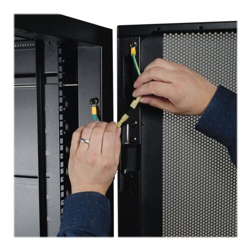 EATON TRIPPLITE 42U SmartRack Extra-Deep Server Rack 48p 1219mm Depth Doors & Side Panels Included