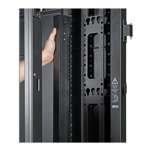EATON TRIPPLITE 42U SmartRack Extra-Deep Server Rack 48p 1219mm Depth Doors & Side Panels Included