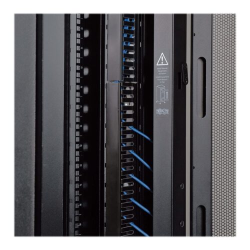 EATON TRIPPLITE 42U SmartRack Extra-Deep Server Rack 48p 1219mm Depth Doors & Side Panels Included