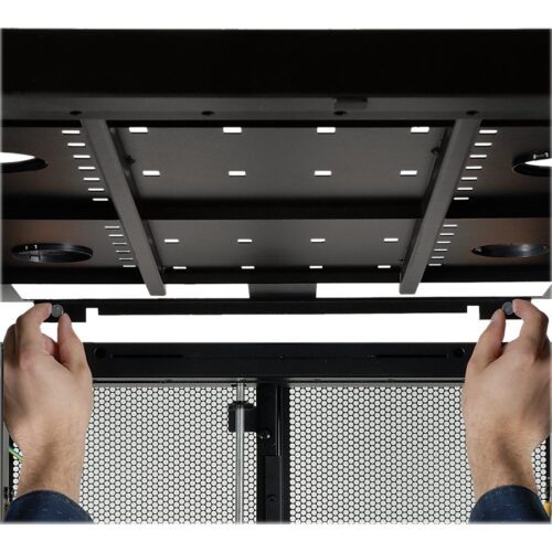 EATON TRIPPLITE 42U SmartRack Wide Standard-Depth Rack Enclosure Cabinet with Doors and Side Panels