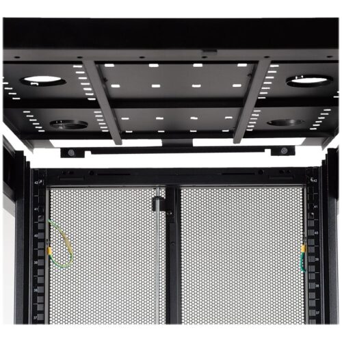 EATON TRIPPLITE 42U SmartRack Wide Standard-Depth Rack Enclosure Cabinet with Doors and Side Panels