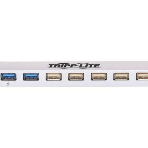 EATON TRIPPLITE 7-Port USB 3.0/USB 2.0 Combo Hub USB Charging 2 USB 3.0 & 5 USB 2.0 Ports
