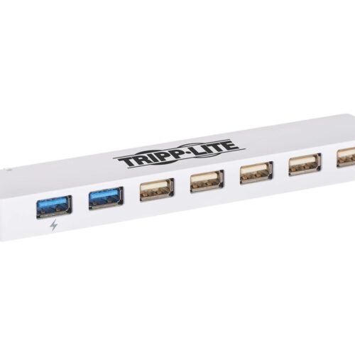 EATON TRIPPLITE 7-Port USB 3.0/USB 2.0 Combo Hub USB Charging 2 USB 3.0 & 5 USB 2.0 Ports