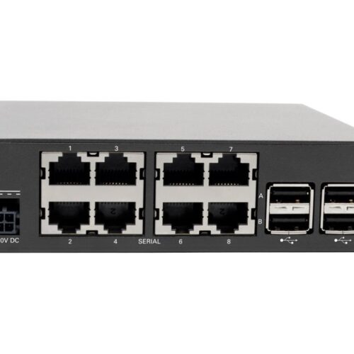 EATON TRIPPLITE 8-Port Console Server with Built-In Modem Dual GbE NIC 4Go Flash and Dual SFP