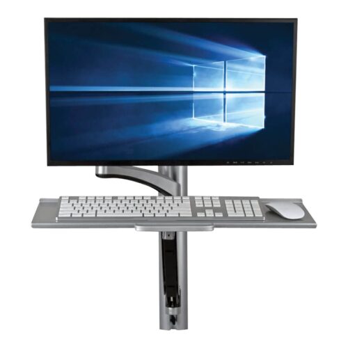 EATON TRIPPLITE Adjustable-Height Wall-Mount Sit-Stand Workstation Single-Display