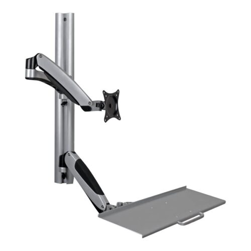 EATON TRIPPLITE Adjustable-Height Wall-Mount Sit-Stand Workstation Single-Display