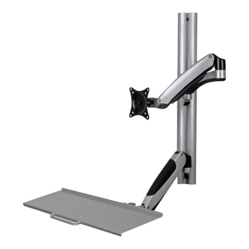 EATON TRIPPLITE Adjustable-Height Wall-Mount Sit-Stand Workstation Single-Display