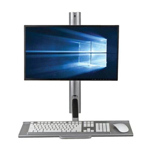 EATON TRIPPLITE Adjustable-Height Wall-Mount Sit-Stand Workstation Single-Display