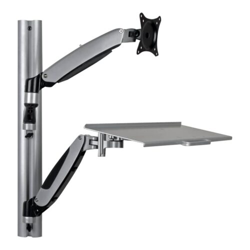 EATON TRIPPLITE Adjustable-Height Wall-Mount Sit-Stand Workstation Single-Display