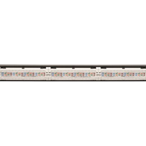 EATON TRIPPLITE Cat6 24-Port Patch Panel PoE+ Compliant 110/Krone 568A/B RJ45 Ethernet 1U Rack-Mount TAA
