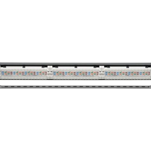 EATON TRIPPLITE Cat6 24-Port Patch Panel PoE+ Compliant 110/Krone 568A/B RJ45 Ethernet 1U Rack-Mount TAA