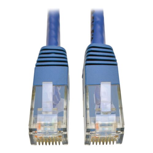 EATON TRIPPLITE Cat6 Gigabit Molded UTP Ethernet Cable RJ45 M/M Blue 10 ft. 3.05 m