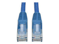 EATON TRIPPLITE Cat6 Gigabit Snagless Molded UTP Ethernet Cable RJ45 M/M Blue 1ft. 0.31m