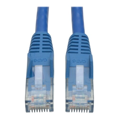 EATON TRIPPLITE Cat6 Gigabit Snagless Molded UTP Ethernet Cable RJ45 M/M Blue 3ft. 0.91m