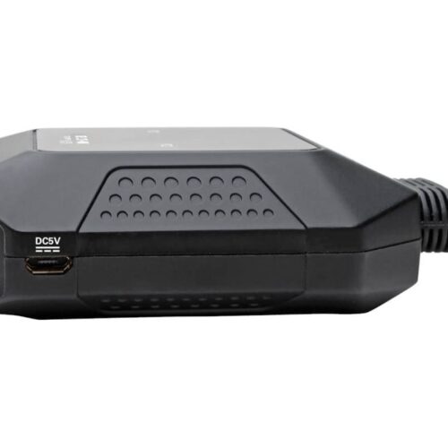 EATON TRIPPLITE Commutateur KVM 2 ports DisplayPort 1.1/USB avec audio/vidéo câbles intégrés partage de périphériques USB