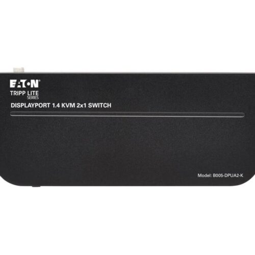 EATON TRIPPLITE Commutateur KVM 2 ports DisplayPort/USB 4K 60 Hz HDR HDCP 2.2 IR DP 1.4 partage USB câbles USB 3.0