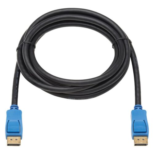 EATON TRIPPLITE DisplayPort 1.4 Cable – 8K UHD 60 Hz HDR HBR3 HDCP 2.2 4:4:4 BT.2020 M/M Black 3 ft. 0.91m