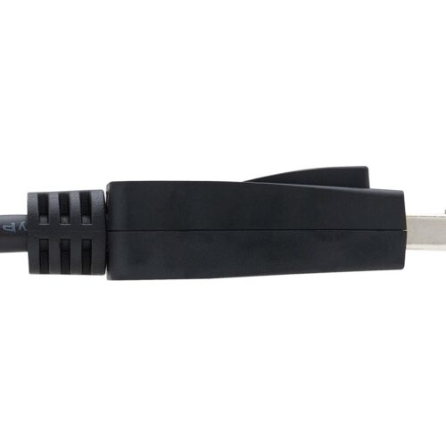 EATON TRIPPLITE DisplayPort 1.4 Cable M/M – UHD 8K HDR 4:2:0 HDCP 2.2 Latching Connectors Black 6ft.