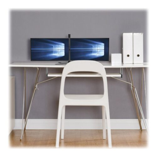 EATON TRIPPLITE Dual-Monitor Desktop Mount Stand for 13inch to 7inch Flat-Screen Displays