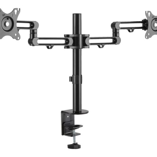 EATON TRIPPLITE Dual-Monitor Flex-Arm Desktop Clamp for 13p to 27p Displays