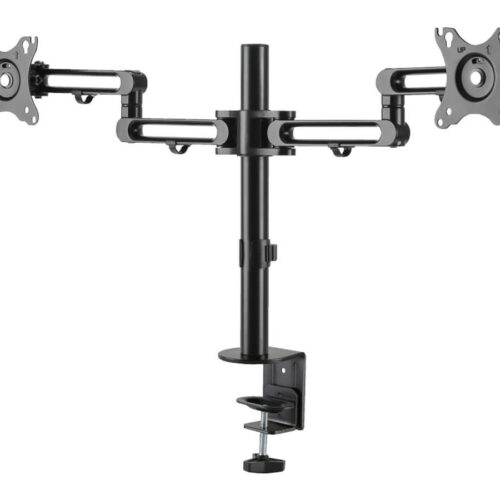 EATON TRIPPLITE Dual-Monitor Flex-Arm Desktop Clamp for 13p to 27p Displays