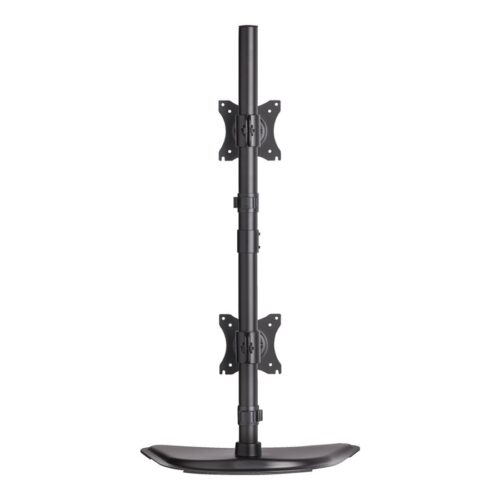 EATON TRIPPLITE Dual Vertical Flat-Screen Desk Stand/Clamp Mount 15inch to 27inch Flat-Screen Displays