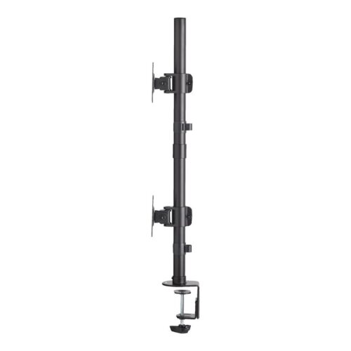 EATON TRIPPLITE Dual Vertical Flat-Screen Desk Stand/Clamp Mount 15inch to 27inch Flat-Screen Displays